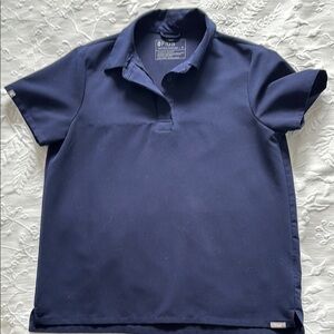 Figs navy blue scrub top